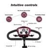 4 Wheel Electric Mobility Scooter - Max Speed 4.97 Mph, Max Load 265lbs Wheelchair Device for Travel, Adults, Elderly - Plum view 3