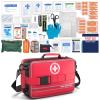 Besst Survivor Comprehensive First Aid Kits- Advanced Trauma Kits with Labeled Compartments, Large Emergencies Medical Kits for Car, Home, Camping and Outdoor Emergencies -324Piece Set view 1