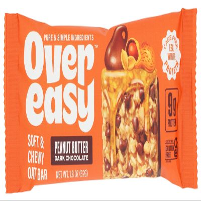 Over Easy, Breakfast Bar Peanut Butter Dark Chocolate, 1.8 Ounce