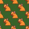Green French Bulldog Wrapping Paper, Frenchie Gift Wrap for Christmas, Puppy Dog Birthday Theme, Cute Frenchy Present Decor (Green, 12 foot x 29 inch roll) view 2