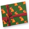 Green French Bulldog Wrapping Paper, Frenchie Gift Wrap for Christmas, Puppy Dog Birthday Theme, Cute Frenchy Present Decor (Green, 12 foot x 29 inch roll) view 3