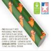 Green French Bulldog Wrapping Paper, Frenchie Gift Wrap for Christmas, Puppy Dog Birthday Theme, Cute Frenchy Present Decor (Green, 12 foot x 29 inch roll) view 4