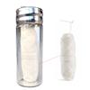 Biodegradable Dental Floss with a Refillable Glass Holder Mint Flavored view 2