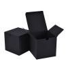 30 Pack Black Gift Boxes 3x3x3 inches, NIGNYA Small Kraft Cardboard Boxes Paper Cube Favor Box Easy Assemble Paper Gift Box with lids for Presents Birthday Christmas Wedding Party view 1