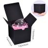 30 Pack Black Gift Boxes 3x3x3 inches, NIGNYA Small Kraft Cardboard Boxes Paper Cube Favor Box Easy Assemble Paper Gift Box with lids for Presents Birthday Christmas Wedding Party view 2