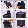 30 Pack Black Gift Boxes 3x3x3 inches, NIGNYA Small Kraft Cardboard Boxes Paper Cube Favor Box Easy Assemble Paper Gift Box with lids for Presents Birthday Christmas Wedding Party view 4