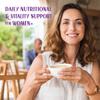 Bluebonnet Nutrition Ladies ONE 40+ Whole Food-Bed Multiple, Women Multivitamin for Women 40+, Soy-Free, Non-GMO, Gluten Free, 30 Vegetable Capsules, 30 Servings view 3