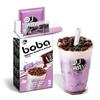 J WAY Instant Boba Bubble Pearl Taro Milk Tea Kit with Authentic Brown Sugar Tapioca Boba, Ready in Under One Minute, Paper Straws Included - 3 Servings view 1