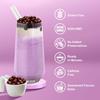 J WAY Instant Boba Bubble Pearl Taro Milk Tea Kit with Authentic Brown Sugar Tapioca Boba, Ready in Under One Minute, Paper Straws Included - 3 Servings view 3