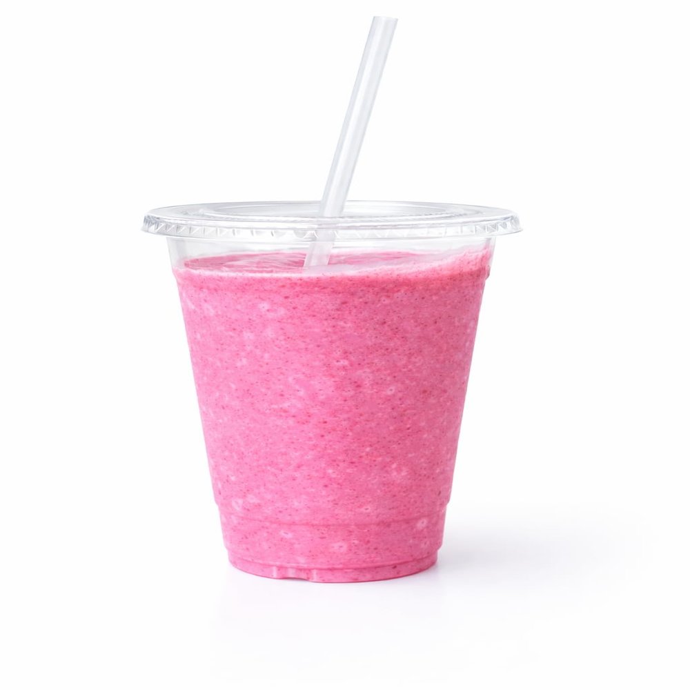 4U'LIFE 20 oz. Crystal-Clear PET Plastic Cold Cups, Beverage Cups With Flat Lids- With Straw Slot-16 Sets