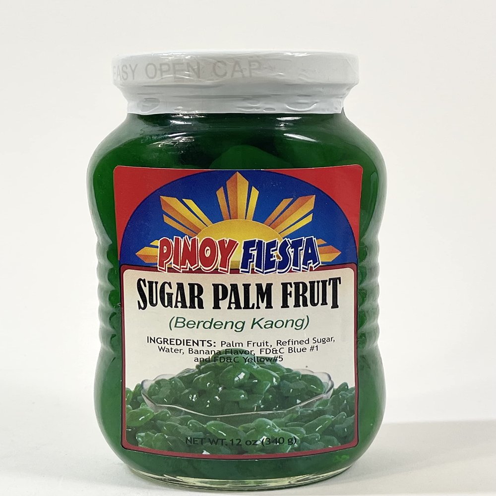 Pinoy Fiesta Sugar Palm Fruit Green Berdeng Kaong 340 g (2-PACK)