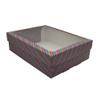 FELANAS Frosty Glossy Gift Boxes with Acetate | Gift Wrap Box for Birthday, Christmas, Graduation Gifts, Flowers, Cake | 33.5 x 25.5 x 11.5 CM : 13.4" x 10" x 4.5" | Frosty Rainbow Glossy view 3