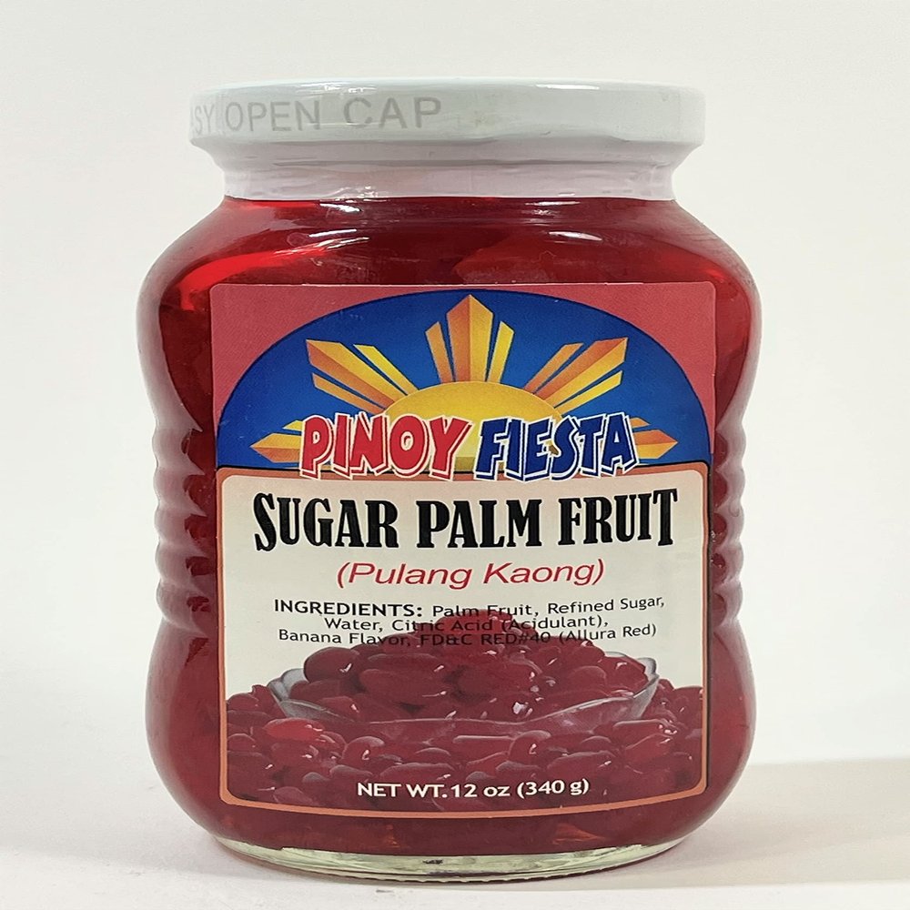 Pinoy Fiesta Sugar Palm Fruit Red Pulang Kaong 340 g (2-PACK)