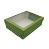 FELANAS Frosty Glossy Gift Boxes with Acetate | Gift Wrap Box for Birthday, Christmas, Graduation Gifts, Flowers, Cake | 33.5 x 25.5 x 11.5 CM : 13.4" x 10" x 4.5" |Frosty Glossy view 1