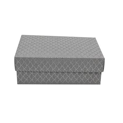 FELANAS Frosty Glossy Gift Boxes with Lid | Gift Wrap Box for Birthday, Christmas, Graduation Gifts, Flowers, Cake | 11 x 19 x 6 CM : 4.5" x 7.5" x2.5" | Siren's Tail Glossy