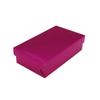 FELANAS Frosty Glossy Gift Boxes with Lid | Gift Wrap Box for Birthday, Christmas, Graduation Gifts, Flowers, Cake | 11 x 19 x 6 CM : 4.5" x 7.5" x2.5" | Metal Fucsia Glossy view 3
