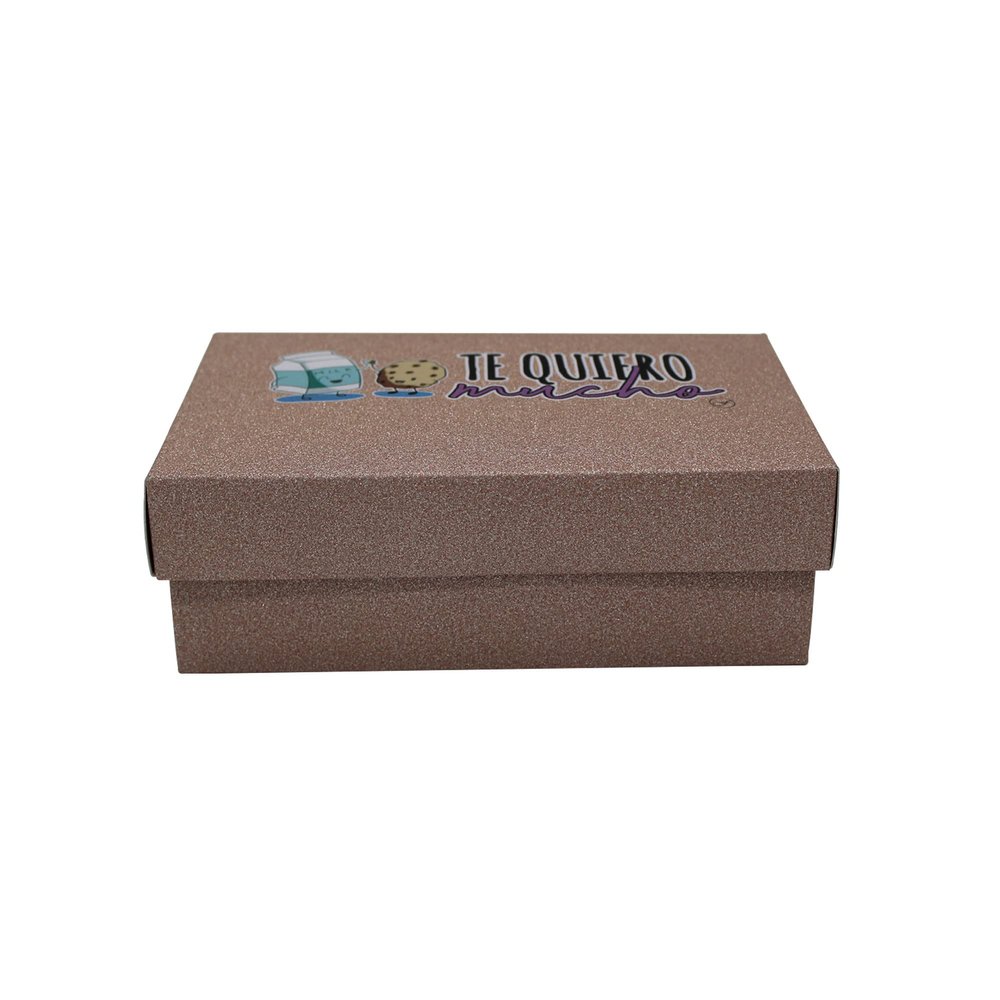 FELANAS Frosty Glossy Gift Boxes with Lid | Gift Wrap Box for Birthday, Christmas, Graduation Gifts, Flowers, Cake | 11 x 19 x 6 CM : 4.5" x 7.5" x2.5" | Frosty Rosewood Glossy