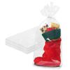 PUREVACY 1000 Pack of Side Gusseted Plastic Bags - 8 x 3 x 20 Inch. Leakproof, Clear Gift Bags for Favors, Baked Gifts view 1