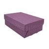 FELANAS Frosty Glossy Gift Boxes with Lid | Gift Wrap Box for Birthday, Christmas, Graduation Gifts, Flowers, Cake | 11 x 19 x 6 CM : 4.5" x 7.5" x2.5" | Frosty Pink Glossy view 2