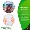 PUREVACY 1000 Clear Side Gusseted Plastic Bags - 10 x 8 x 24 Inch. Leakproof Treat Bags for Gifts, Favors, Baked Goods view 3