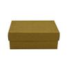 FELANAS Frosty Glossy Gift Boxes with Lid | Gift Wrap Box for Birthday, Christmas, Graduation Gifts, Flowers, Cake | 11 x 19 x 6 CM : 4.5" x 7.5" x2.5" | Frosty Gold Glossy view 1