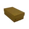 FELANAS Frosty Glossy Gift Boxes with Lid | Gift Wrap Box for Birthday, Christmas, Graduation Gifts, Flowers, Cake | 11 x 19 x 6 CM : 4.5" x 7.5" x2.5" | Frosty Gold Glossy view 2