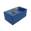FELANAS 6 Pack Frosty Glossy Gift Boxes with Acetate | Gift Wrap Box for Birthday, Christmas, Graduation Gifts, Flowers, Cake | 33 x 25.5 x 11 CM : 15" x 10" x 4.5" | Iridescent Acetate view 1