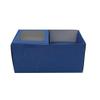 FELANAS 6 Pack Frosty Glossy Gift Boxes with Acetate | Gift Wrap Box for Birthday, Christmas, Graduation Gifts, Flowers, Cake | 33 x 25.5 x 11 CM : 15" x 10" x 4.5" | Iridescent Acetate view 3