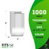 PUREVACY Clear 6x3x15 Inch, 1000 Pack Gusseted Poly Bags for Packaging, Gift, Fruits & Grains view 2