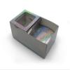 FELANAS 6 Pack Frosty Glossy Gift Boxes with Acetate | Gift Wrap Box for Birthday, Christmas, Graduation Gifts, Flowers, Cake | 33 x 25.5 x 11 CM : 15" x 10" x 4.5" | Frosty Green Acetate view 3