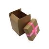 FELANAS 6 Pack Cardboard Gift Boxes Large Gift Boxes with Ribbon | Wrapping Clothing Boxes for Gifts, Mailing, Clothes, Robe | 16 x 17 x 19 CM : 6.5" x 6.5" x 7.5" | Light Pink Ribbon view 3