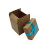 FELANAS 6 Pack Cardboard Gift Boxes Large Gift Boxes with Ribbon | Wrapping Clothing Boxes for Gifts, Mailing, Clothes, Robe | 16 x 17 x 19 CM : 6.5" x 6.5" x 7.5" | Light Blue Ribbon view 2