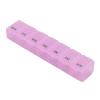 HANRUO 7 Day Daily Organiser Box Storage Dispenser Travel Weekly (Color : Pink Medicine Box) view 1