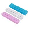 HANRUO 7 Day Daily Organiser Box Storage Dispenser Travel Weekly (Color : Pink Medicine Box) view 2