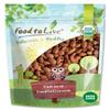 Food to Live Organic Dry Roasted Whole Almonds with Himalayan Salt, 1 Pound Non-GMO, Oven Roasted, Lightly Salted, No Oil Added, Vegan, Kosher. High in Protein and Essential Fatty Acids. Great Snack view 1