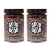 Good Good Blackcurrant Jam - No Added Sugar - Low Calorie - Gluten Free and Vegan - Diabetic and Keto Friendly - 12oz / 330g (Pack of 2) view 1