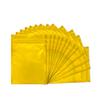 100 Pack Mylar Bags 4 x 6 Inch Resealable Smell Proof Bags Foil Pouch Flat Bag with Front Window Golden