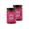 GOOD GOOD Raspberry Jam - No Added Sugar - Low Calorie - Gluten Free and Vegan - Diabetic and Keto Friendly - 12oz / 330g (Pack of 2) view 1