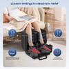 COMFIER 2 in 1 FSA Foot Massager Machine, HSA Shiatsu Foot and Calf Massager with Heat,Kneading,Vibration,Compression Massagers for Feet Health,Plantar Fasciitis,Valentines Day Gifts for Mom Wife view 3