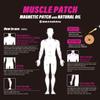 [90Pack] Muscle Magnetic Patch with Natural Oil, Magnetic Acupressure Patches, 1300 Gauss, Magnet Therapy, Light Magnetic Energies, Made in South Korea (90) view 2