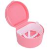 Dental Retainer Box, Clean Sanitary Mouth Guard Container for Home for Artificial Teeth(pink) view 1