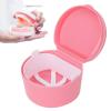 Dental Retainer Box, Clean Sanitary Mouth Guard Container for Home for Artificial Teeth(pink) view 3