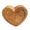 5" Kratip Thai Handicraft Sticky Rice Bamboo Basket Box Container Gift Box Heart Shape view 1