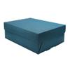 FELANAS Frosty Color Glossy Gift Boxes with Lid | Gift Wrap Box for Birthday, Christmas, Graduation Gifts, Flowers, Cake | 33.5 x 25.5 x 11.5 CM : 13.4" x 10" x 4.5" | Frosty Blue view 1