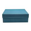 FELANAS Frosty Color Glossy Gift Boxes with Lid | Gift Wrap Box for Birthday, Christmas, Graduation Gifts, Flowers, Cake | 33.5 x 25.5 x 11.5 CM : 13.4" x 10" x 4.5" | Frosty Blue view 2