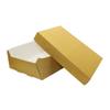 FELANAS Frosty Color Glossy Gift Boxes with Lid | Gift Wrap Box for Birthday, Christmas, Graduation Gifts, Flowers, Cake | 33.5 x 25.5 x 11.5 CM : 13.4" x 10" x 4.5" | Frosty Gold view 3