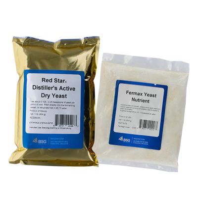 Home Brew Ohio Distiller's Yeast (Dady) and Amylase Enzyme Combination