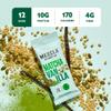 Mezcla Puff Crispy Protein Bars, Gluten Free & Vegan Protein Bars, 10g Protein, Alt for Crispy Rice Treat, Granola Bars & Breakfast Bars, Healthy Snacks for Adults, Matcha Vanilla, 1 Count view 4