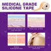 Silicone Scar Sheets(1.6'' x 60''Roll-1.5M) - Soft Silicone Gel Scar Tape Painless Silicone Tape Roll - Reusable, Medical Grade Silicone Scar Removal Strips for C-Sectio view 2
