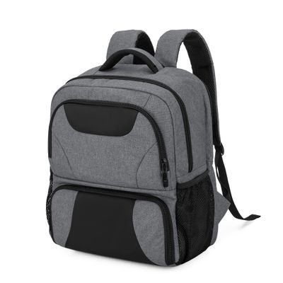 CURMIO CPAP Backpack, CPAP Travel Bag Compatible for ResMed AirSense 9, AirSense 10, AirSense 11, Philips System One, Gray (Bag Only, Patented Design)